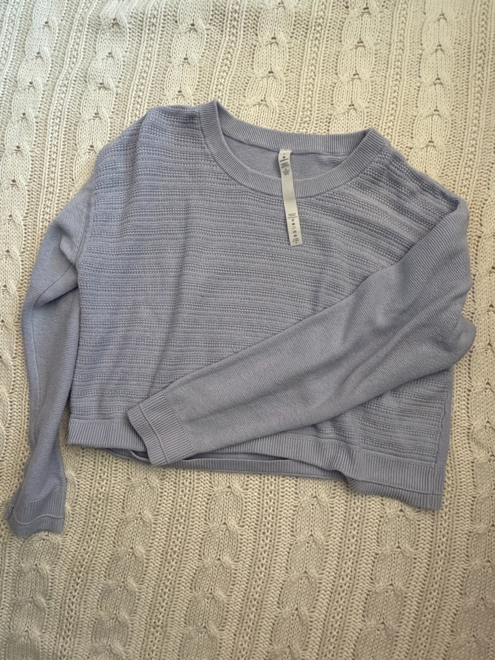 Lululemon Knit Long-Sleeve Crop Sweater